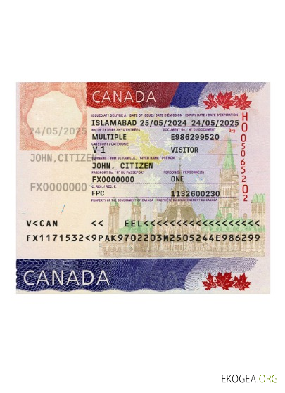 Visa de voyage au Canada 2024 présent